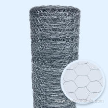 Galvanized Chicken Wire Hex Poultry Netting Roll Fencing